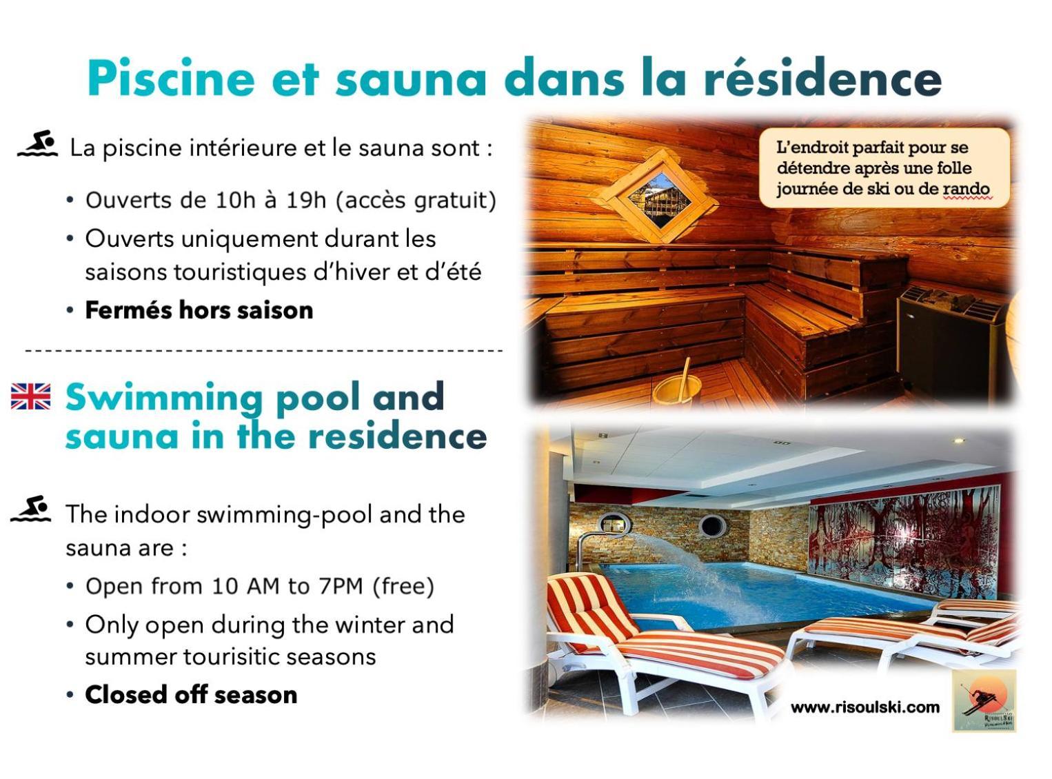 Risoulski Antares - Piscine Et Sauna Zewnętrze zdjęcie